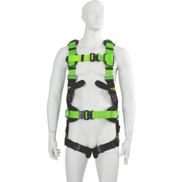 G-Force Multi Purpose Full Body Height Safety Fall Arrest Restraint Harness with Work Positioning (Small)