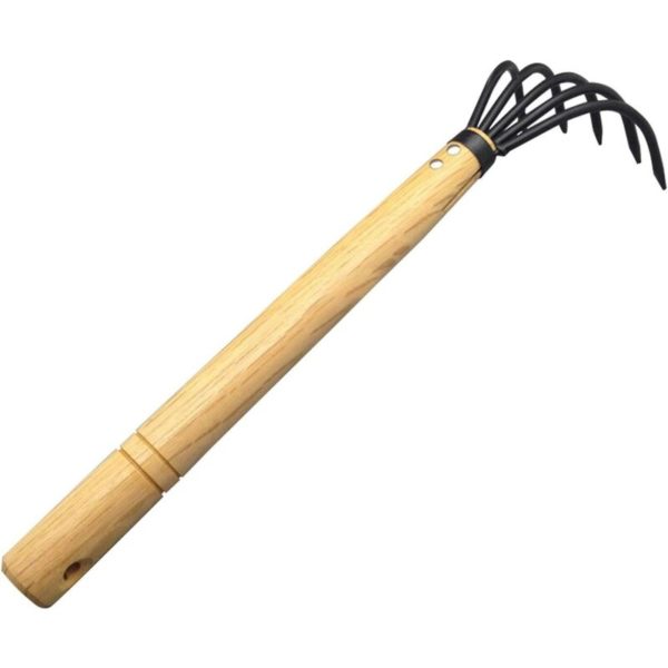 Garden Claw Rake,Five-claw Garden Rake,Carbon Steel Loose Soil Rake,Handheld Claw Rake,Small Sho v el Rake,Hand Tool Garden Rake For Soil Leaves