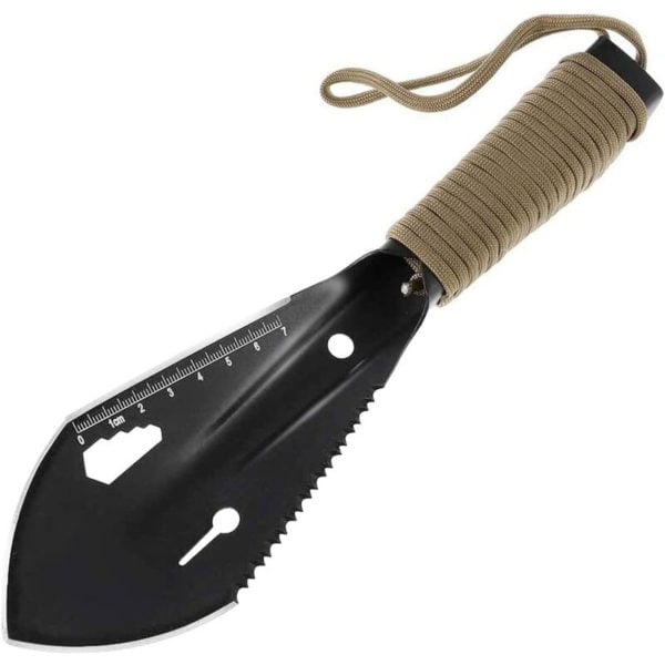 Garden Digging Tool, Mini Garden Shovel Tool, Mini Garden Shovel, Metal Garden Shovel, for Gardening (Black)