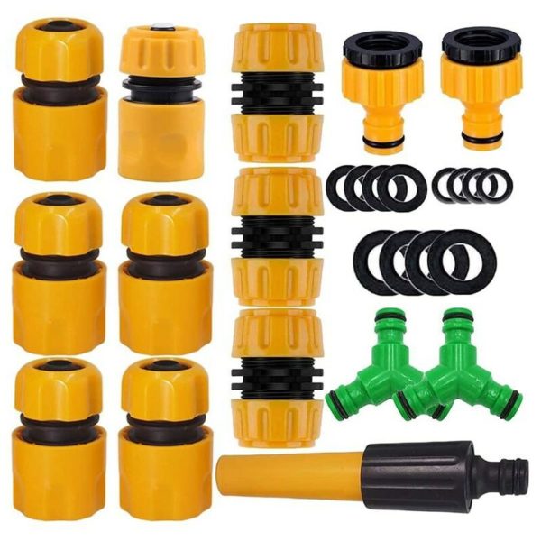 Garden Hose Connector, Garden Hose Faucet Adapter, y Hose Splitter, Universal Faucet Connector, etc.