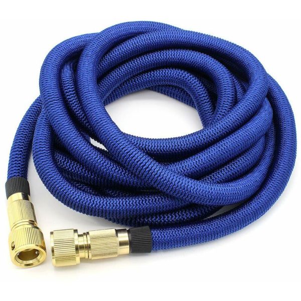 Garden Hose, Expandable Garden Water Hose Flexible Retractable Hose with Metal Fittings for Irrigation/Garden Cleaning/Car Wash (5m)