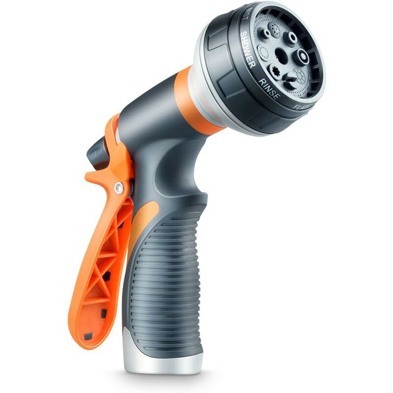 Garden Hose Nozzle,Water Hose Nozzle Heavy Duty High Pressure Garden Sprayer for Car Wash, Cleaning, Watering Lawn and Garden and Showering Dog & Pets