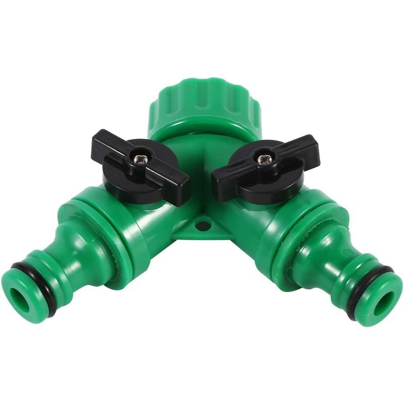 Garden Hose Splitter, Y-Connector 2 Way Valve for Garden Hose, Garden Faucet