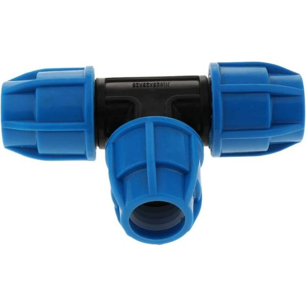 Garden Hose Tee Connector Plastic Coupling Fitting Garden Hose Coupler Hose Connector - 25mm - Langray