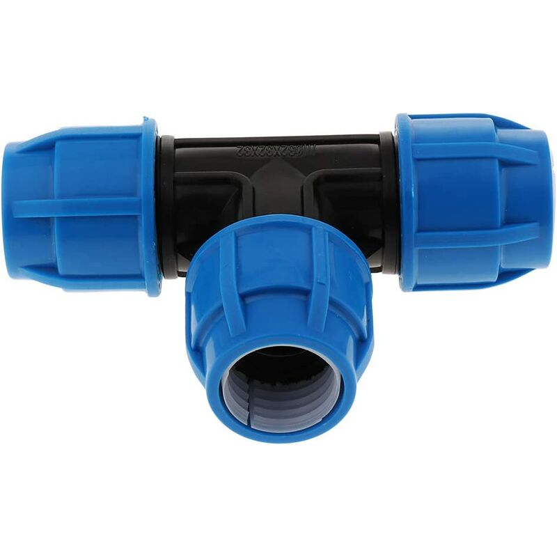 Garden Hose Tee Connector Plastic Coupling Fitting Garden Hose Coupler Hose Connector - 32mm SOEKAVIA
