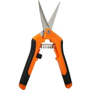 Garden Pruning Shears, Professional Gardening Scissors, High Point Precision Pruning Shears, Stainless Steel Straight Blade Pruning Shears, Hand for