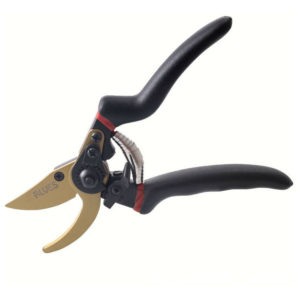Garden Secateurs for Cutting Dead Branches and Roses Manual Secateurs with Ergonomic Handle, Shock Absorbing Spring and Safety Lock Garden Secateurs