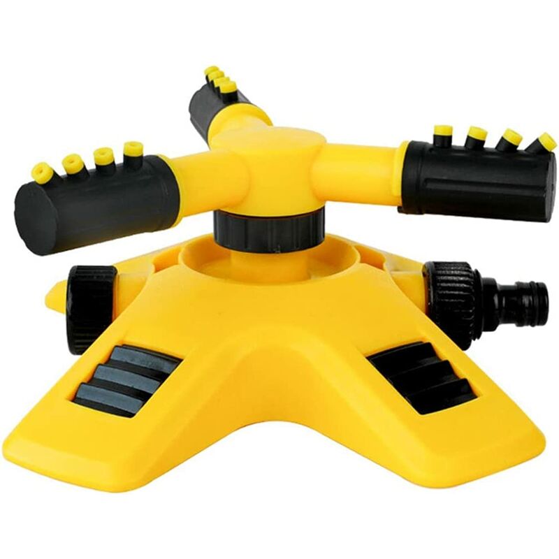 Garden Sprinkler, Adjustable Watering Nozzle, 360° Rotating Automatic Lawn Sprinkler, Automatic Garden Watering Sprinkler for Lawn Garden Vegetable