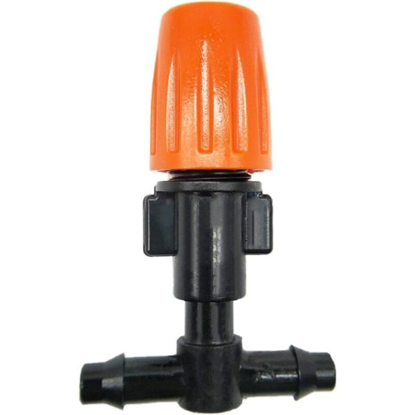 Garden Supplies Sprinkler 10PCS Micro Drip Irrigation Adjustable Watering Nozzle Spray Atomizer Sprinkler Dripper with Barb 4/7mm