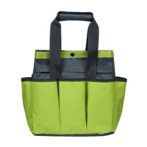 Garden tool bag gardening multi-pocket tote bag vegetable manual storage bag for household storage bag(green)