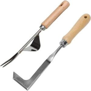 Garden tool kit - Scraper - Gardening kit for garden maintenance - Flower trowel - Garden weeder - basic equipment in stainless steel