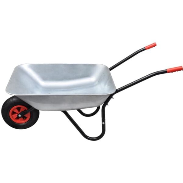 Gardening Tool Wheelbarrow Single Wheel 80 l VDFF26308_UK - Topdeal