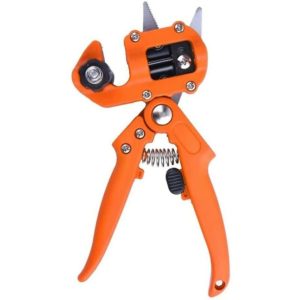 Gardening Tools Grafting Secateurs Shears Tree Plant Secateurs (Color : Orange)