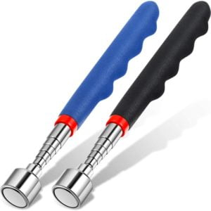 Gdrhvfd - 2pcs 20lbs Telescopic Magnetic Tool, 30inch Magnetic Collecting Tool, Telescopic Magnetic Gadget for Men Suitable for Father's Day and