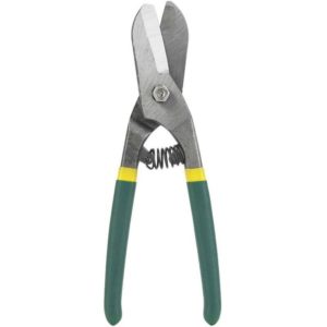 Germany Type Cut Straight Shear, Metal Shears Perfect Metal Scissors For Cutting Aluminum, Sheet Metal, Leather, Cardboard And Plastic (8Inch)