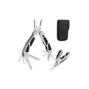 Gifts Dad From Daughter Son, 17 in 1 Multi-Tool with Flashlight, Multi-Tool Pliers Pocket Knife Pliers with Nylon Sheath, Convenient Multi-Tool for