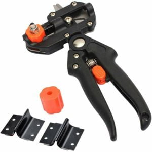 Graft pruning shears Graft grafting Tools Professional pruning pruning shears pruning shears Fruit tree grafting shears (Color : Black)
