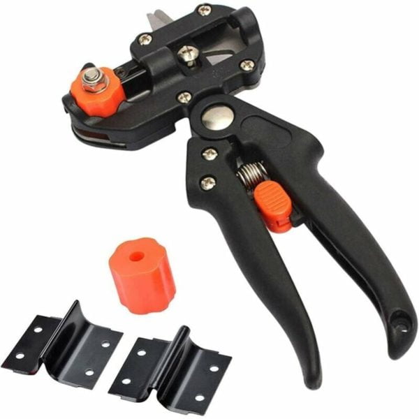 Graft pruning shears Graft grafting Tools Professional pruning pruning shears pruning shears Fruit tree grafting shears (Color : Black)