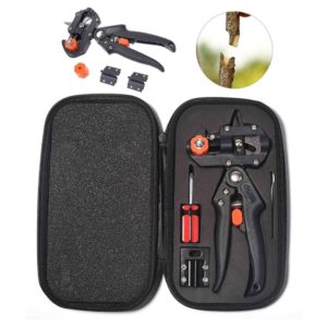 Grafting Kit, Pruner Secateurs Set, Professional Garden Scissors, Grafting Cutting Tool, Pruning Scissors (Two Uses)