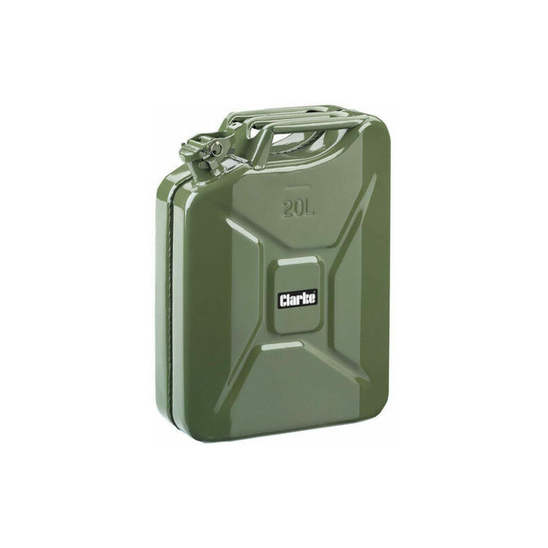 Green 20 Litre Metal Fuel Jerry Can Petrol Diesel 20L Container JC20LG ...