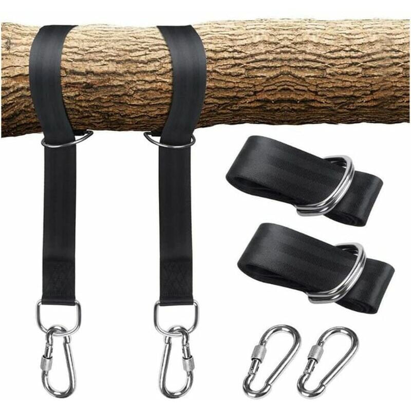 Hammock Straps, Swing Harness Set for Tree Hanging Slings with Two ...