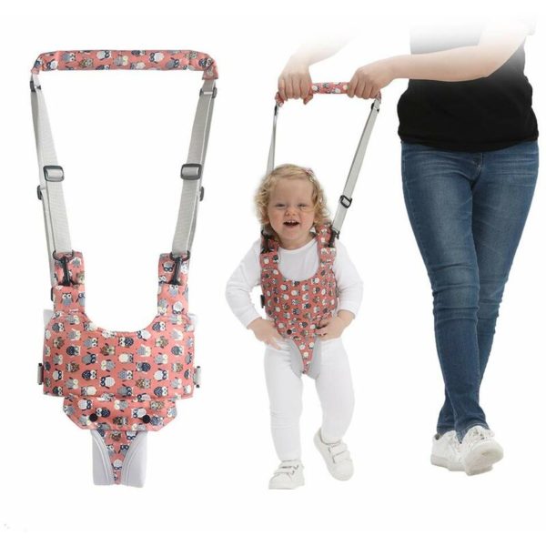 Handheld Baby Walking Harness for Kids, Adjustable Toddler Walking Assistant with Detachable Crotch, Safe Standing & Walk Learning Helper for 8+