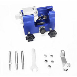 Handheld Portable Aluminum Alloy Chainsaw Chain Grinder Tool Set Manual Chain Sharpener Multifunction Manual Chain Sharpener (3 Grinding Heads)