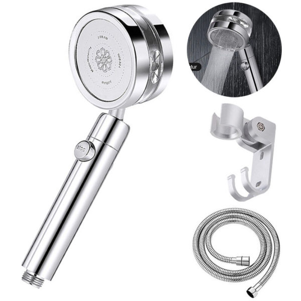 Handheld Shower Heads with Hose and Holder, High Pressure Shower Head with Spray Settings and On/Off Switch Detachable Shower