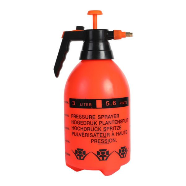 Handheld home gardening sprinkler watering flower watering can hand pressure alcohol disinfection small plastic manual sprayer wholesale 3L orange