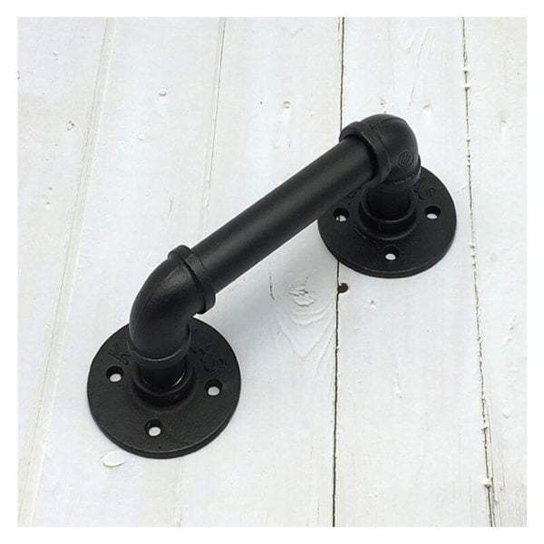 Handrail handrail for black staircase, stair handrail, industrial wind iron pipe retro guard rail stair handrail, for stairs, walls, loft, hallway