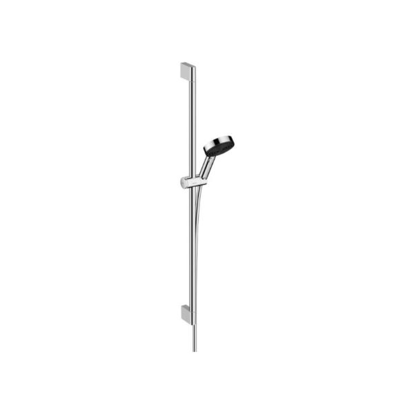 Hansgrohe - Pulsify Select s 3-Jet EcoSmart shower set 105 mm Relaxation xxl Performance + 90cm shower bar, Chrome (24171000)