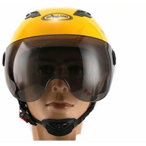 Harley Headphones Four Seasons Horse Riding Helmet Unisex Headset Safety Bicycle Electric Bottle, Yellow