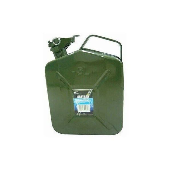 Heavy duty 5 litre metal fuel jerry can petrol diesel 5L army container JC105