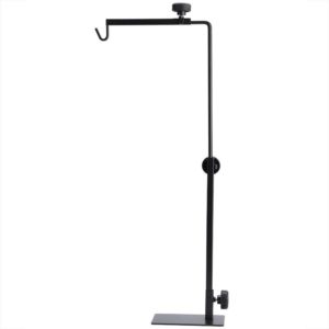 Hiasdfls - Reptile Lamp Adjustable Foot Telescopic Floor Heat Light Stand Landing Light Stand Holder for Tortoise Lizard Tortoise Pet Reptiles Glass
