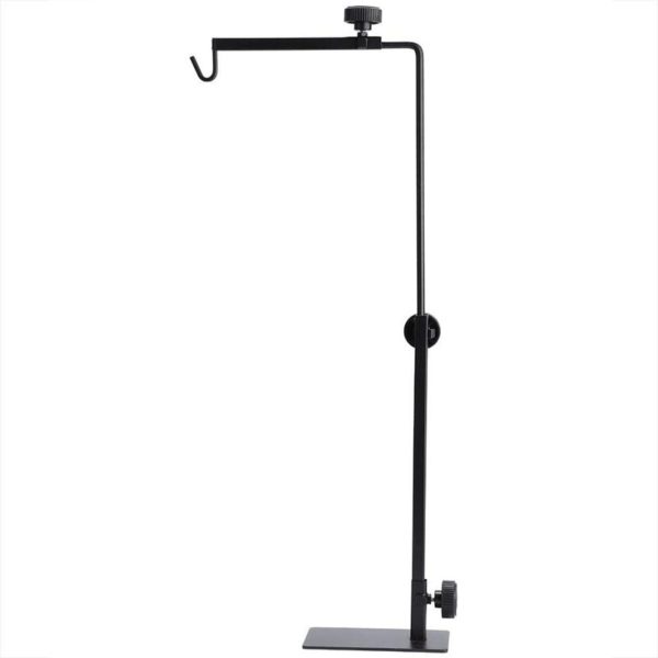 Hiasdfls - Reptile Lamp Adjustable Foot Telescopic Floor Heat Light Stand Landing Light Stand Holder for Tortoise Lizard Tortoise Pet Reptiles Glass