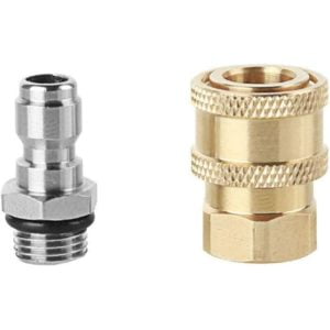 High Pressure Sprayer Nozzle Connectors, M14 Thread, 1/4 Quick Connector, Hose Connection Parts, Snow Foam Bottle Connectors SOEKAVIA