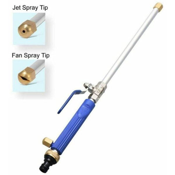 High Pressure Water Gun Nozzle Jet Garden Car Wash Blue Spray Gun