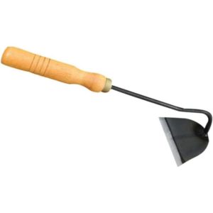 Hoe Mini Portable Steel Handheld Loosening Soil Tool with Wooden Handle Garden Tool for Gardening
