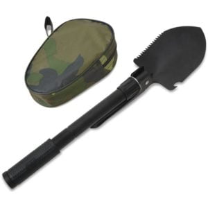 Hommoo - Folding Shovel Carbon Steel Black VD04386