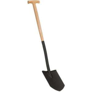 Hommoo - Garden Point Shovel t Grip Steel and Hardwood