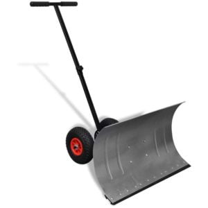 Hommoo - Manual Snow Shovel with Wheels VD03904