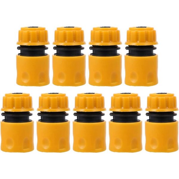 Hose Coupler 10 Pack - 1/2 Quick Coupler - For Connecting Hoses, Garden Tools, Garden Hoses - With Strong Strength - Langray