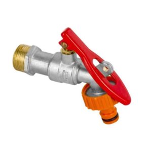 Hydroland - 1/2 Inch bsp Quick Connect Garden Padlock Tap Padlocking Garage Valve Workshop