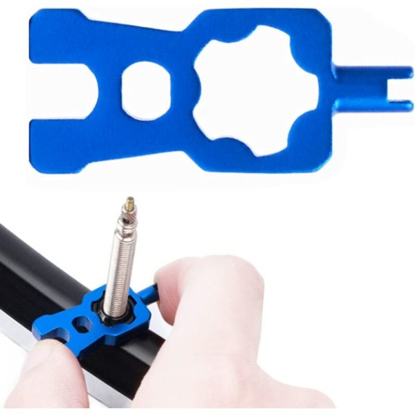 In 1 Valve Core Removal Tool Bicycle Valve Tool Presta and Schrader Wrench for mtb Road Bike Valve Removal and Installation