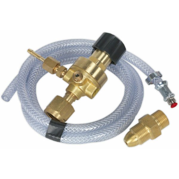 Industrial mig Gas Regulator Kit - 1.5m Hose Length - Portable mig Conversion