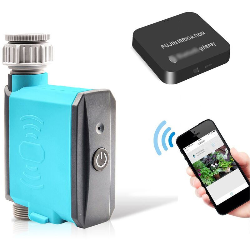 Intelligent Smartphone Wifi BT Irrigation Controller Plant Watering Timer Garden Irrigation Control Device Watering Machine Auto Irrigation Tool,