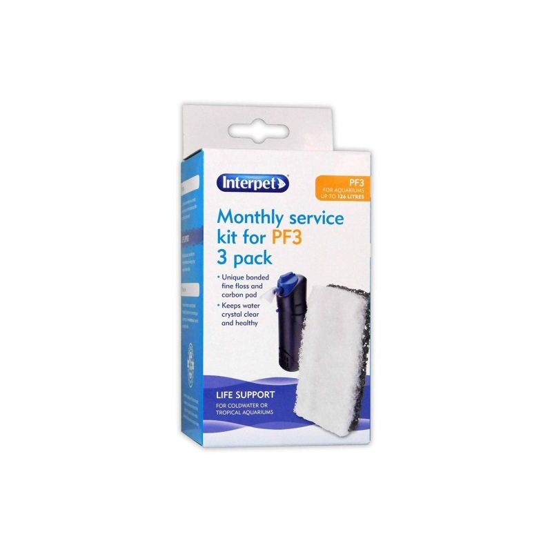 Interpet - Monthly Service Kit - 3 Pack - PF3