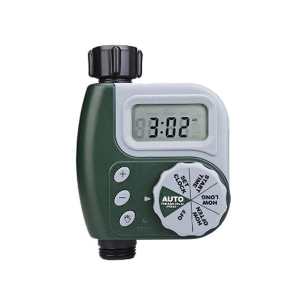 Irrigation Timer Irrigation Waterproof Manual Automatic Sprinkler with Large lcd Screen Easy Installation for Balcony Garden Flowerbed Farmhouse