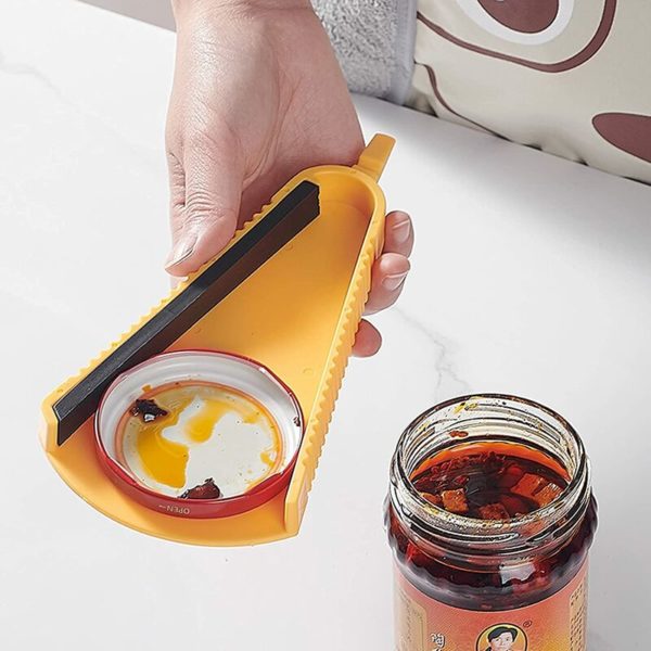 Jar Opener for Weak Hands, 3 in 1 Multi Function Non-Slip Can Opener Bottle Opener Kitchen Tool to Open Jar Lids, Bottle Caps, Pull Tabs Opener