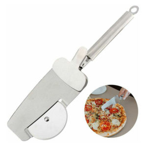 Joorrt - Pizza Cutter, 4 in 1 Multifunction Stainless Steel Pizza Wheel Slicer, Pizza Shovel Pizza Knife, Dishwasher Safe